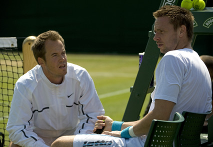 Coach Magnus Norman and Robin